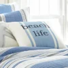 St Bart Beach Life Decorative Pillow - Blue, White - Levtex Home 2 St Bart Beach Life Decorative Pillow - Blue, White - Levtex Home -Levtex Home Sales GUEST 0709c7ac 85b2 41b8 8890 53b66479ef36