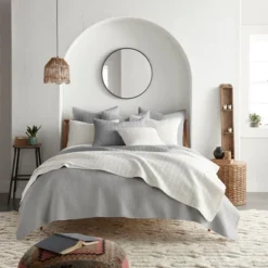 Mills Waffle Quilt And Pillow Sham Set - Levtex Home 9 Mills Waffle Quilt And Pillow Sham Set - Levtex Home -Levtex Home Sales GUEST 08754047 f519 4889 934c 065436db9cb9