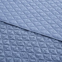 Rowan Blue Quilted Throw - Levtex Home 8 Rowan Blue Quilted Throw - Levtex Home -Levtex Home Sales GUEST 0fd972c4 9c59 4377 b1c1 e1a44344dfde