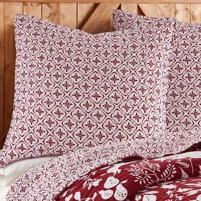 Oscar & Grace Bretton Woods Holiday Euro Sham Set - Two Euro Shams - Levtex Home 3 Oscar & Grace Bretton Woods Holiday Euro Sham Set - Two Euro Shams - Levtex Home