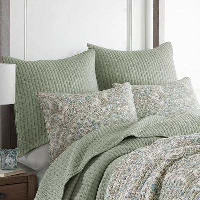 Cross Stitch Desert Sage Euro Sham Set Of 2 3 Cross Stitch Desert Sage Euro Sham Set Of 2