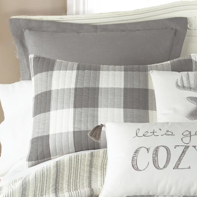 Camden Grey Euro- Set Of 2 - Levtex Home 3 Camden Grey Euro- Set Of 2 - Levtex Home