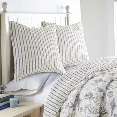 Tahiti Grey Euro Sham Set Of 2 - Levtex Home 3 Tahiti Grey Euro Sham Set Of 2 - Levtex Home