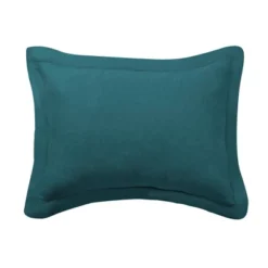 Washed Linen Teal Blue Sham - Levtex Home -Levtex Home Sales GUEST 22b6c344 4c8f 4a06 a84f df7dbe8dcfb5
