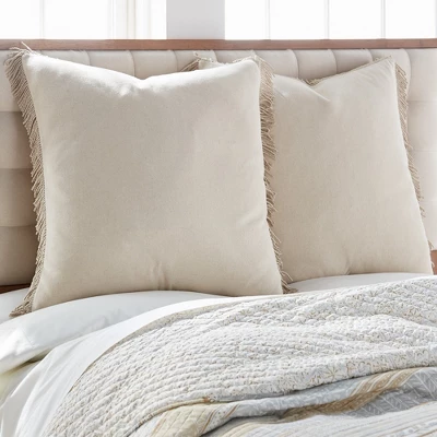 Nina Hessian Tassel Euro Sham - Levtex Home 3 Nina Hessian Tassel Euro Sham - Levtex Home