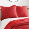 Mills Waffle Red Euro Sham Set Of 2- Levtex Home 1 Mills Waffle Red Euro Sham Set Of 2- Levtex Home -Levtex Home Sales GUEST 2fe4eccb 1fcb 4f44 8544 7ddd6c214dd4