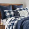 Cross Stitch Navy Euro Sham Set Of 2 1 Cross Stitch Navy Euro Sham Set Of 2 -Levtex Home Sales GUEST 3272674d f6d6 4fb4 99f1 9704b70f0747