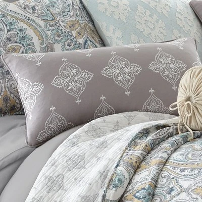 Rome Damask Decorative Pillow - Levtex Home 3 Rome Damask Decorative Pillow - Levtex Home