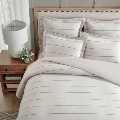 Leo Stripe Black Euro Sham Set Of 2 - Levtex Home 3 Leo Stripe Black Euro Sham Set Of 2 - Levtex Home