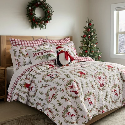 Pine & Plaid Euro Sham Set Of 2 - Levtex Home 4 Pine & Plaid Euro Sham Set Of 2 - Levtex Home - Image 2