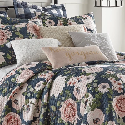 Fiori Textured Decorative Pillow - Levtex Home 3 Fiori Textured Decorative Pillow - Levtex Home