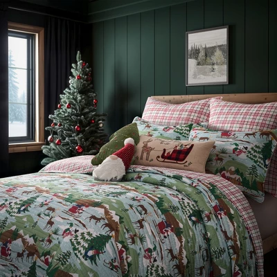 Merry Mountains Euro Sham Set Of 2 - Levtex Home 3 Merry Mountains Euro Sham Set Of 2 - Levtex Home