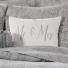 Perla Grey Mr. & Mrs Decorative Pillow - Levtex Home 1 Perla Grey Mr. & Mrs Decorative Pillow - Levtex Home -Levtex Home Sales GUEST 5c6c4b1d c0fb 4936 82e9 03ab7aaf0a86