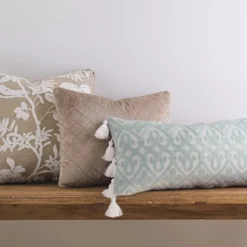 Cozette Diamond Decorative Pillow Beige - Levtex Home