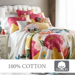 Grandiflora Quilt And Pillow Sham Set - Levtex Home 9 Grandiflora Quilt And Pillow Sham Set - Levtex Home -Levtex Home Sales GUEST 67ca23fe e533 4f2e 841e 437e21192349