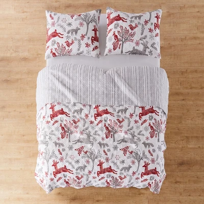 Winterland Holiday Quilt Set - Levtex Home 6 Winterland Holiday Quilt Set - Levtex Home - Image 4