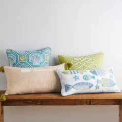 Ocean Springs Embroidered Fish Decorative Pillow - Levtex Home 9 Ocean Springs Embroidered Fish Decorative Pillow - Levtex Home -Levtex Home Sales GUEST 68d6612f 3846 4948 80f8 7d71a84f0573