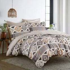 Santa Fe Duvet Set - Grey, Cream & Tan - Levtex Home 9 Santa Fe Duvet Set - Grey, Cream & Tan - Levtex Home -Levtex Home Sales GUEST 777d9b28 b251 4574 ac68 2c9e3d188885