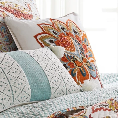 Eden Decorative Pillow - Levtex Home 3 Eden Decorative Pillow - Levtex Home