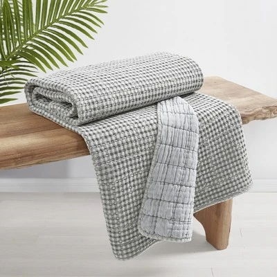 Mills Waffle Quilted Throw - Levtex Home 3 Mills Waffle Quilted Throw - Levtex Home