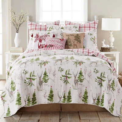 Villa Lugano Sleigh Bells Happy Holidays Pillow - By Levtex Home 4 Villa Lugano Sleigh Bells Happy Holidays Pillow - By Levtex Home - Image 2