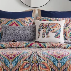 Magnolia Navy Batik Decorative Pillow - Levtex Home 5 Magnolia Navy Batik Decorative Pillow - Levtex Home -Levtex Home Sales GUEST 88bf5238 9183 4207 bfe5 e271d2dd51f3