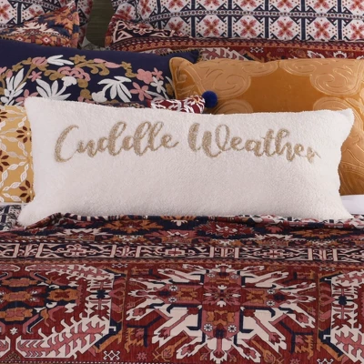 Madera Velvet Cuddle Weather Decorative Pillow - Levtex Home 3 Madera Velvet Cuddle Weather Decorative Pillow - Levtex Home