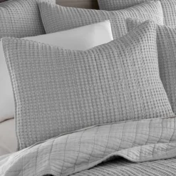 Mills Waffle Quilt And Pillow Sham Set - Levtex Home 11 Mills Waffle Quilt And Pillow Sham Set - Levtex Home -Levtex Home Sales GUEST 97400199 759d 40b8 adbf 5e92a593cb44