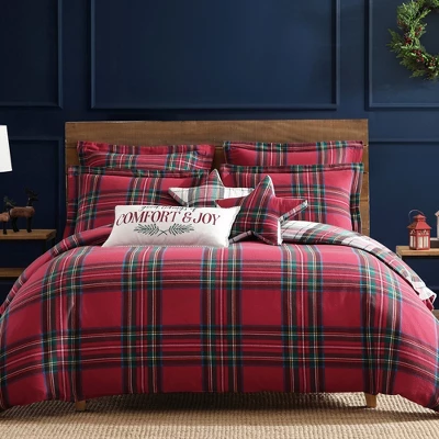 Spencer Plaid Flannel Duvet Cover Set - Levtex Home 3 Spencer Plaid Flannel Duvet Cover Set - Levtex Home