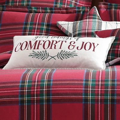 Spencer Plaid Comfort & Joy Pillow -Levtex Home 3 Spencer Plaid Comfort & Joy Pillow -Levtex Home