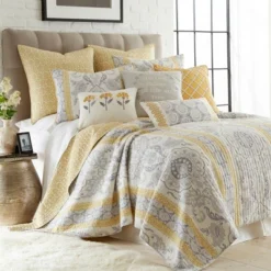 St. Claire Euro Shams - Set Of 2 - Multicolor - Levtex Home 5 St. Claire Euro Shams - Set Of 2 - Multicolor - Levtex Home -Levtex Home Sales GUEST 9e9ed763 6563 4615 b719 cfca9462f471