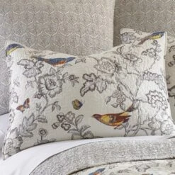 Mockingbird Toile Quilt And Pillow Sham Set - Levtex Home 11 Mockingbird Toile Quilt And Pillow Sham Set - Levtex Home -Levtex Home Sales GUEST a7a8f9c0 e004 425c 87b7 4a97f7cb33c9