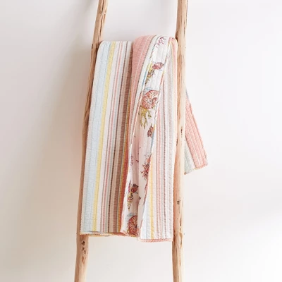 Brighton Coral Throw - One Quilted Throw - Levtex Home 4 Brighton Coral Throw - One Quilted Throw - Levtex Home - Image 2