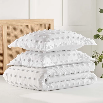 White Pom Pom Comforter Set - Levtex Home 5 White Pom Pom Comforter Set - Levtex Home - Image 3