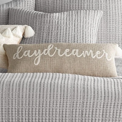 Mills Waffle Daydream Decorative Pillow - Levtex Home 3 Mills Waffle Daydream Decorative Pillow - Levtex Home