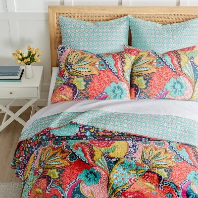 Jules Quilt And Pillow Sham Set - Levtex Home 4 Jules Quilt And Pillow Sham Set - Levtex Home - Image 2