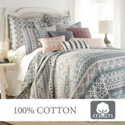 Addie Floral Quilt And Pillow Sham Set - Levtex Home 9 Addie Floral Quilt And Pillow Sham Set - Levtex Home -Levtex Home Sales GUEST cf2cec6b 3cd1 4d9e 8a36 863ca093703e