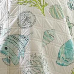 Biscayne Quilt Set - Teal, Green, Aqua - Levtex Home 12 Biscayne Quilt Set - Teal, Green, Aqua - Levtex Home -Levtex Home Sales GUEST d2f7b75a 715c 44b3 afc2 cae641e553d6