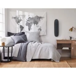 Gray Sateen Twin 3pc Sheet Set - Levtex Home 12 Gray Sateen Twin 3pc Sheet Set - Levtex Home -Levtex Home Sales GUEST dc53a7ac 7083 41b1 8360 a646f7f67e1b