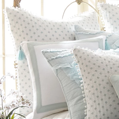 Astoria Spa Medallion Quilted Euro Sham - 2pk - Levtex Home 3 Astoria Spa Medallion Quilted Euro Sham - 2pk - Levtex Home