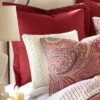 Spruce Red Euro Shams - Set Of 2 - Levtex Home 1 Spruce Red Euro Shams - Set Of 2 - Levtex Home -Levtex Home Sales GUEST e737f8e7 98e9 4441 86a1 dc6f9142ce9b