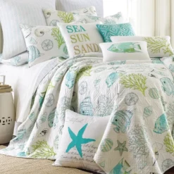 Biscayne Quilt Set - Teal, Green, Aqua - Levtex Home 15 Biscayne Quilt Set - Teal, Green, Aqua - Levtex Home -Levtex Home Sales GUEST f10ef940 b037 40d0 a1ff aa4b67ac2dc7